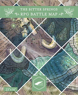 The Bitter Springs - RPG Battle Map